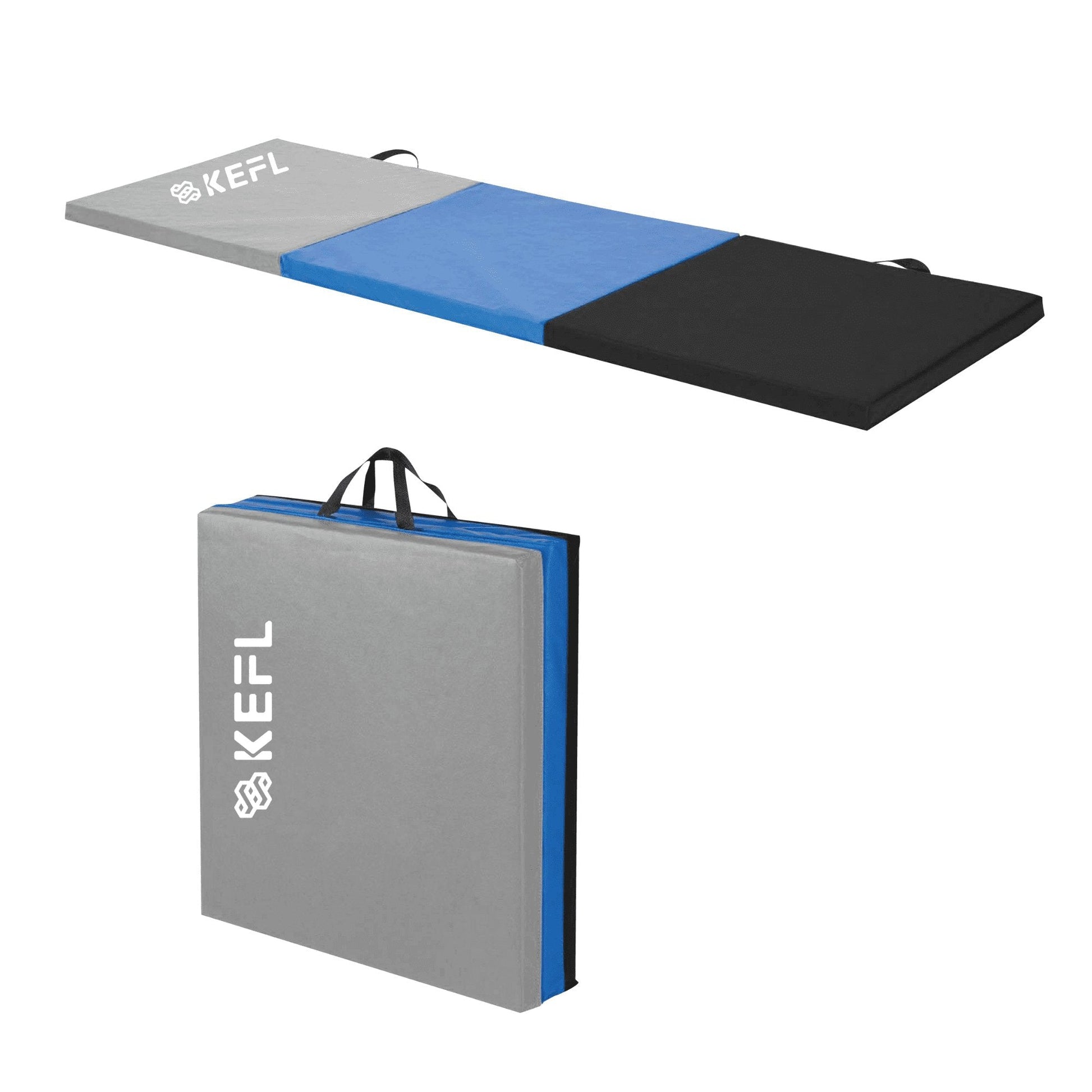 KEFL Foldable Exercise Mat - Black