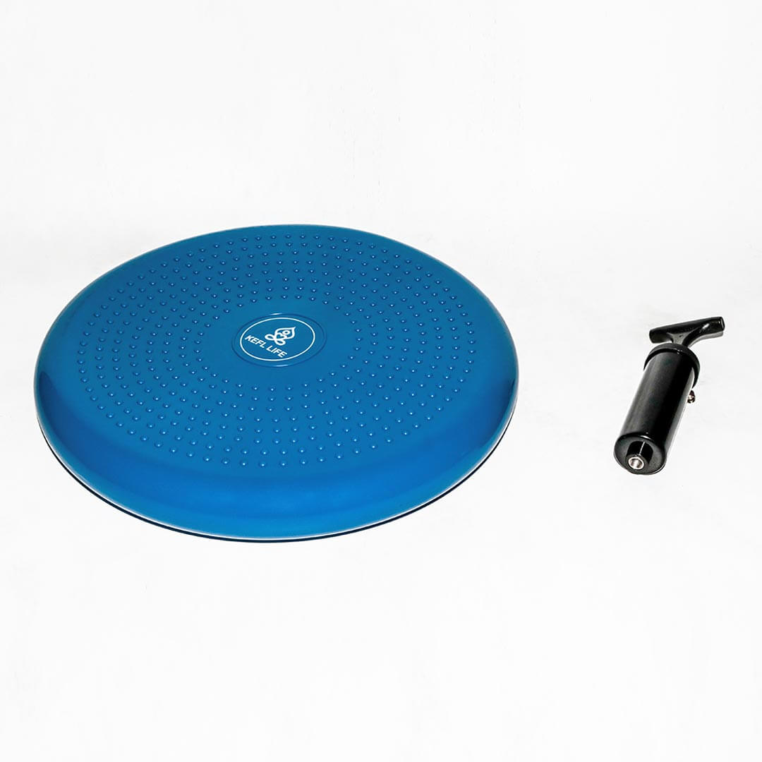 KEFL Life Balance Cushion in Blue with Pump - KEFLUK