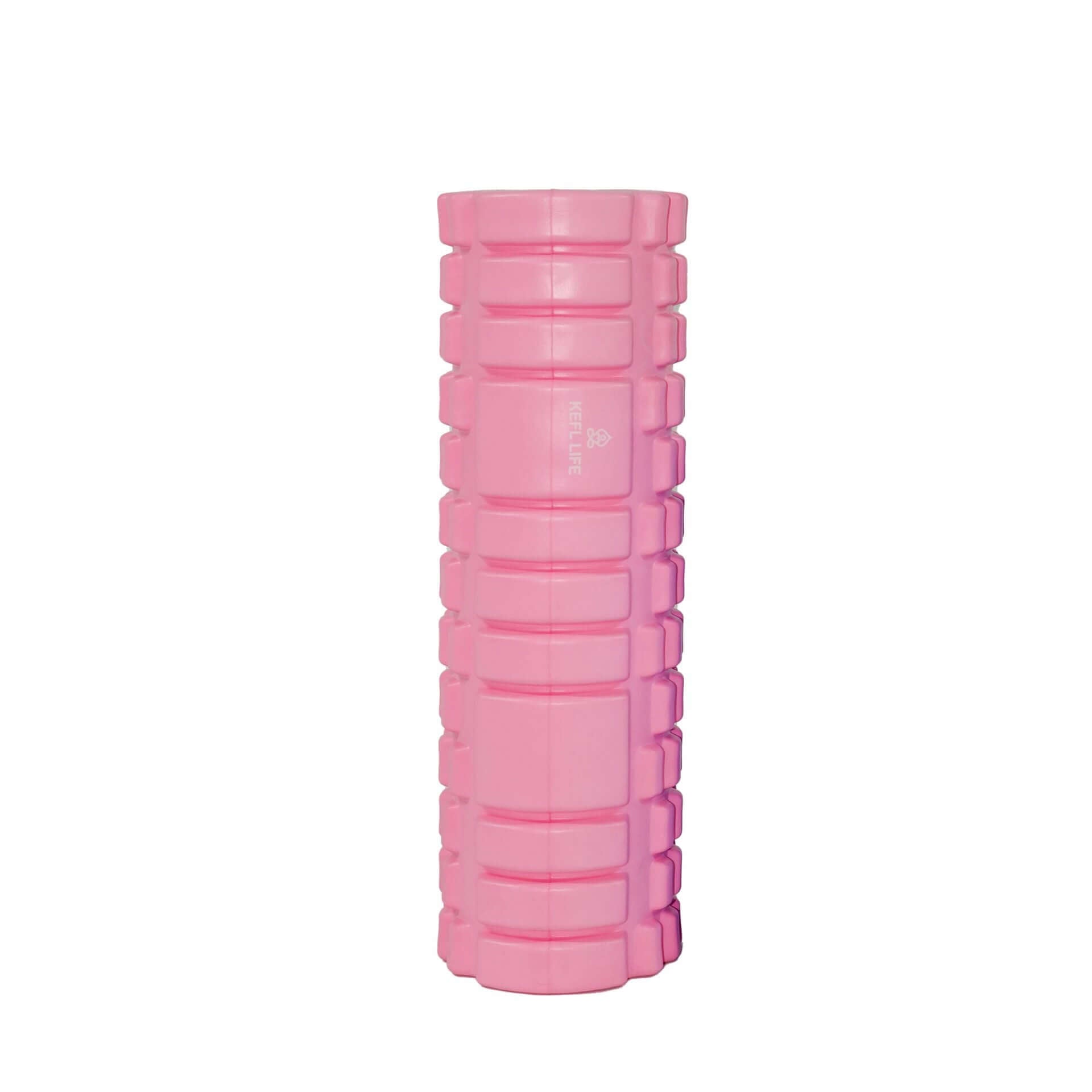 KEFL Life Yoga Foam Roller, Hollow, Blue & Pink