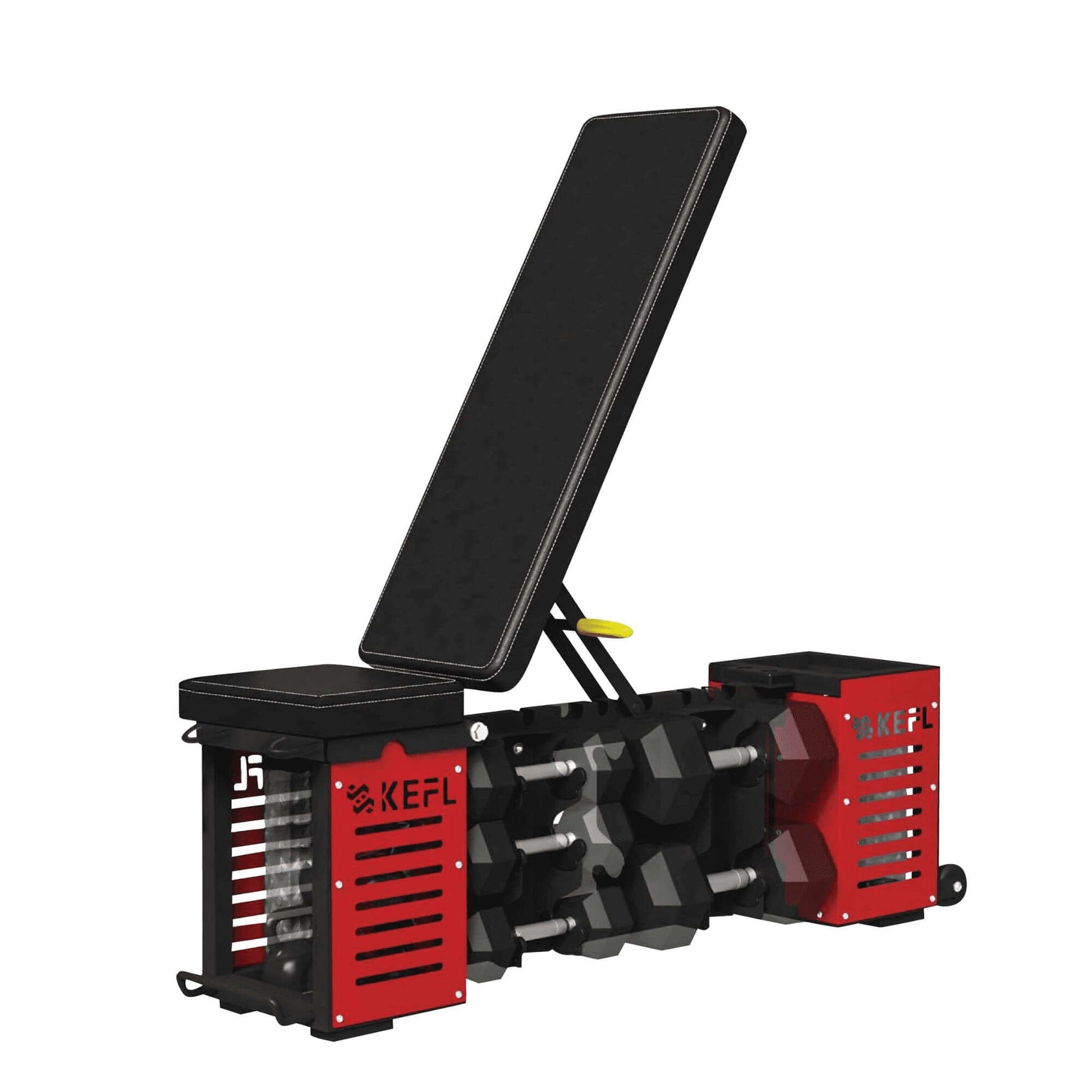 KEFL Multi - function workout and Dumbbell Storage Bench