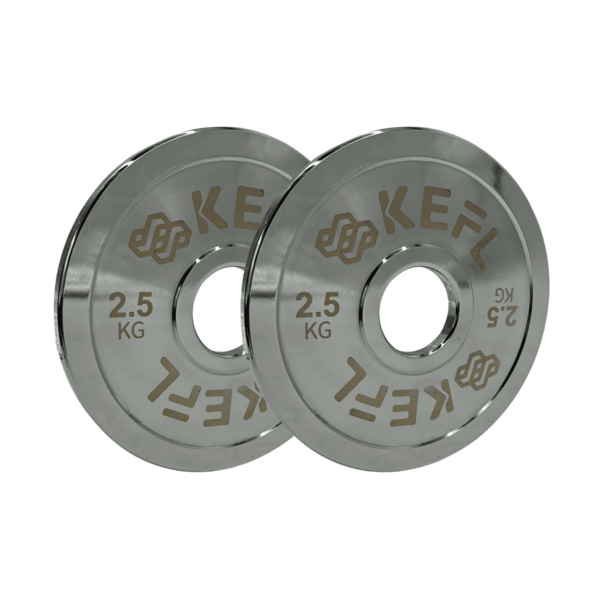 KEFL Olympic Fractional Plates in Chrome