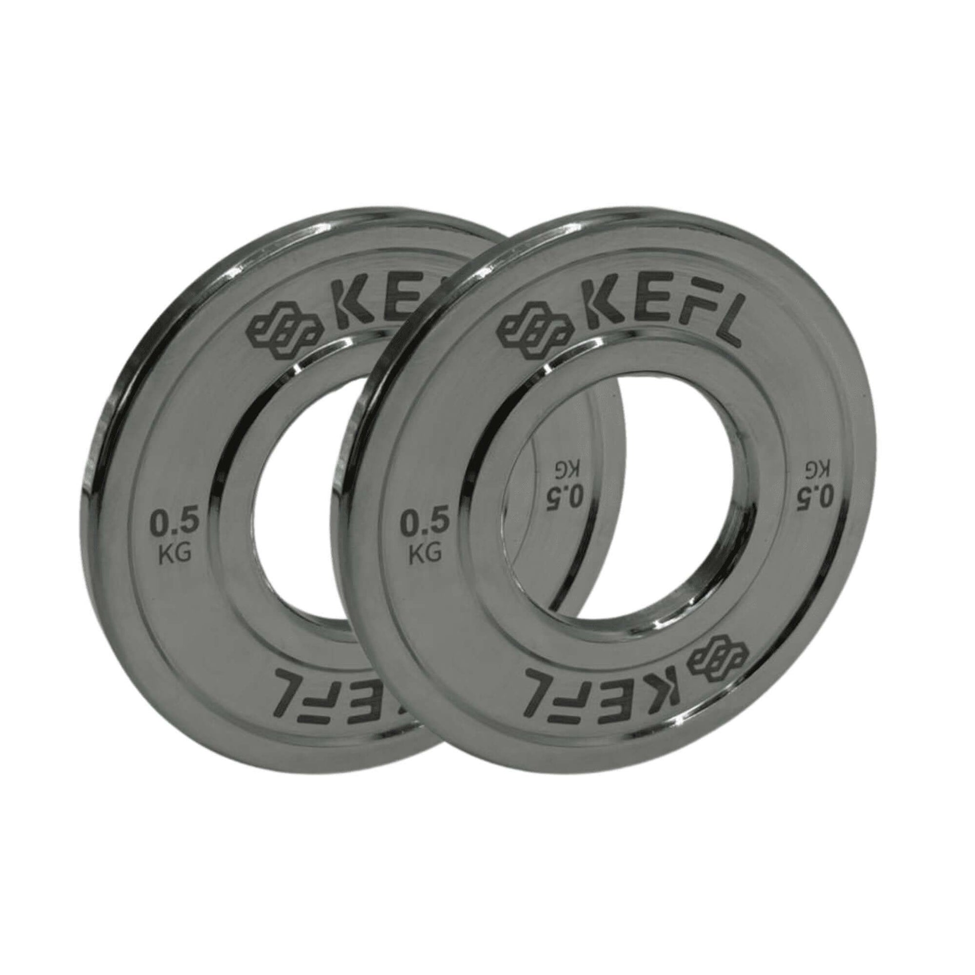 KEFL Olympic Fractional Plates in Chrome
