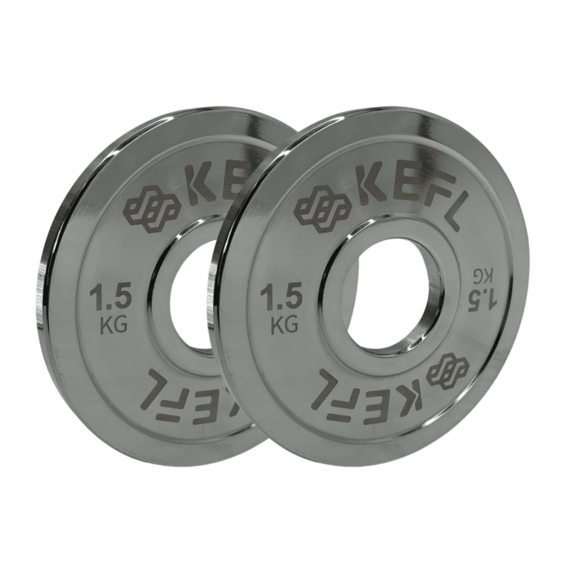 KEFL Olympic Fractional Plates in Chrome