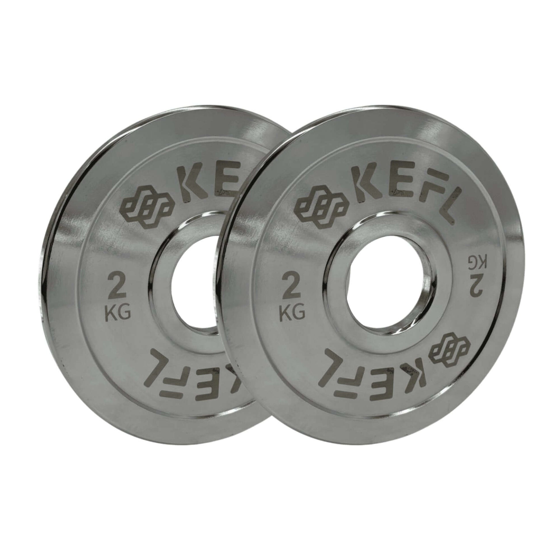 KEFL Olympic Fractional Plates in Chrome