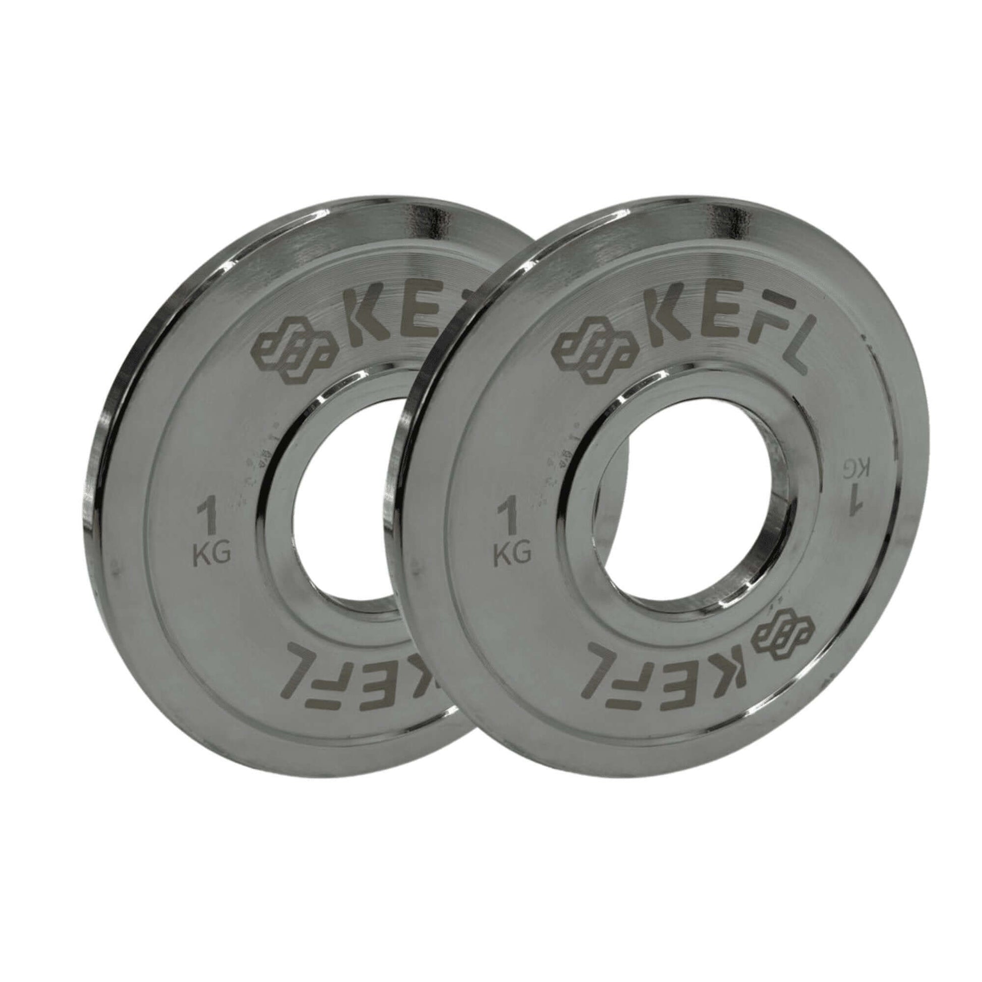 KEFL Olympic Fractional Plates in Chrome