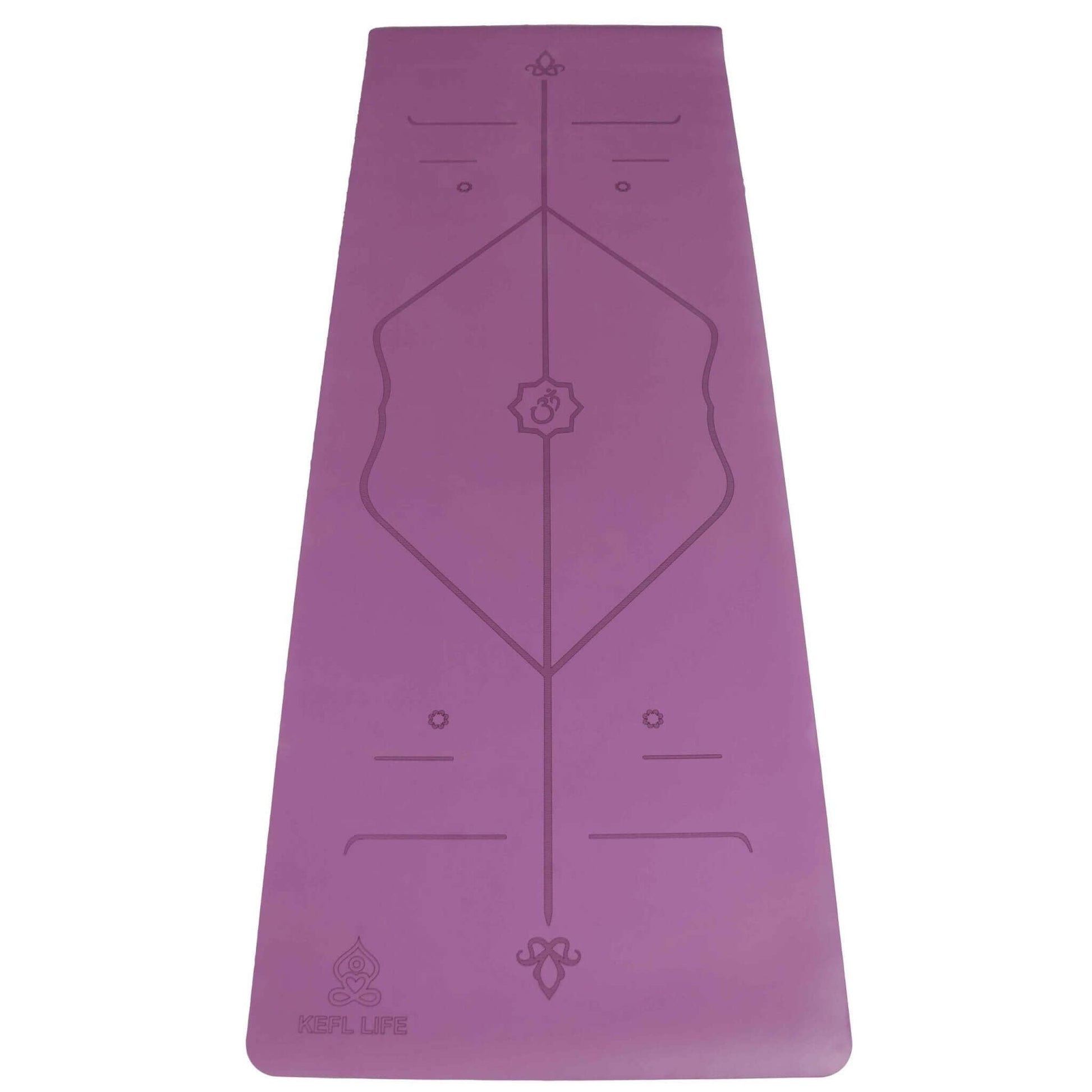 KEFL Pro Designer Yoga Mats - with Free Carrying Bag