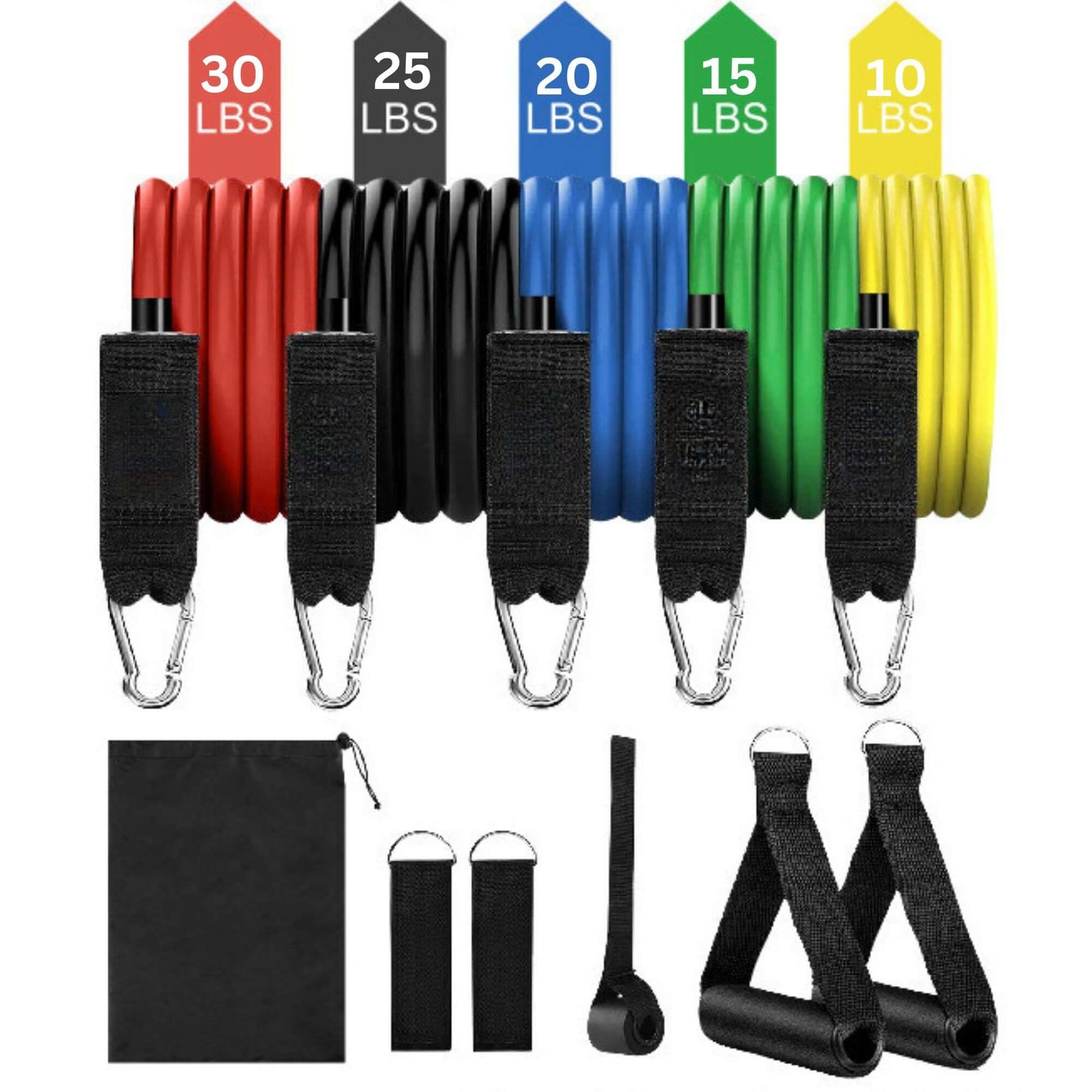 KEFL Resistance Tube Set with Accessories