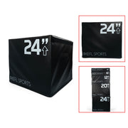 KEFL Soft Foam Plyo Jump Box - Black - KEFL