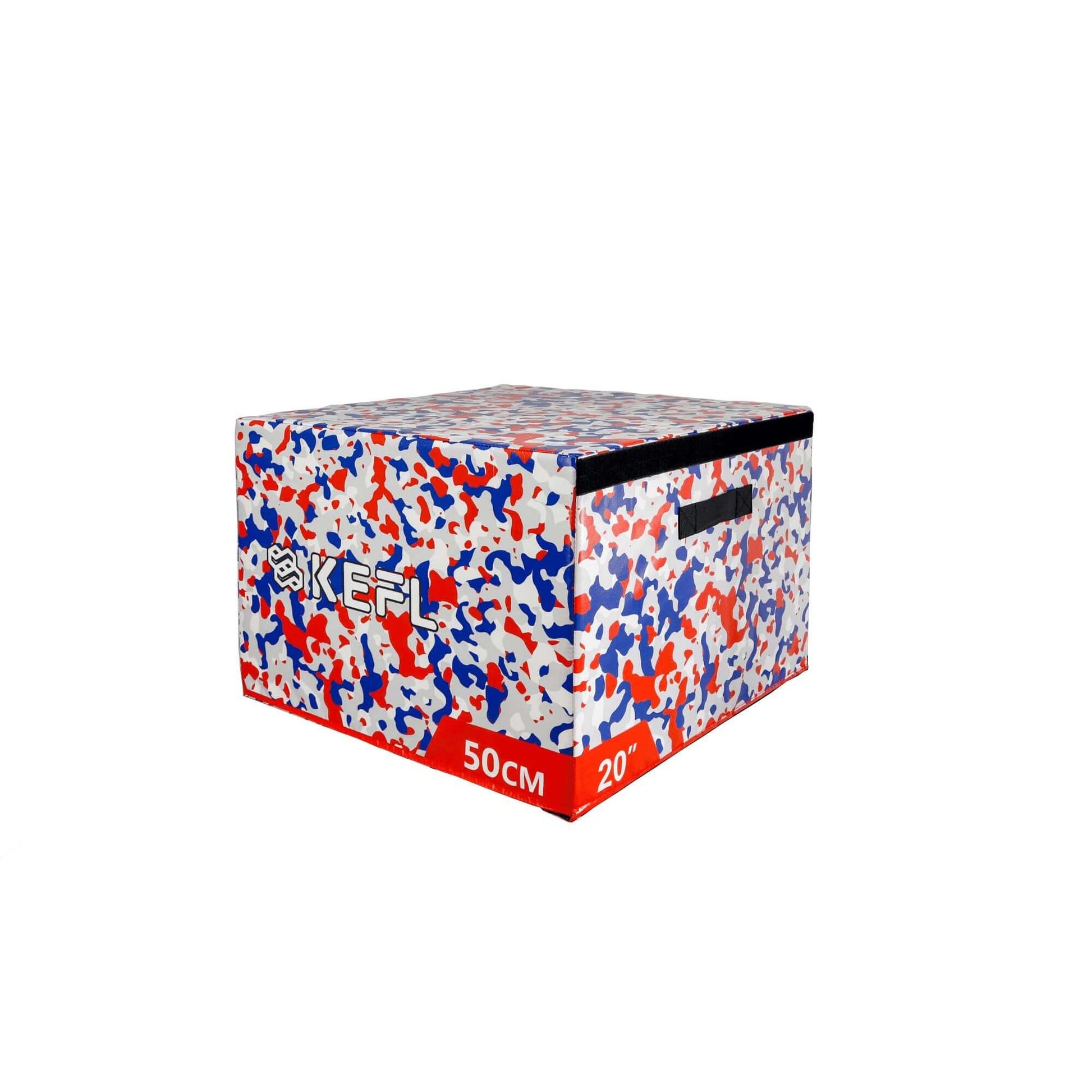 KEFL Soft Foam Plyo Jump Box - Red Camo