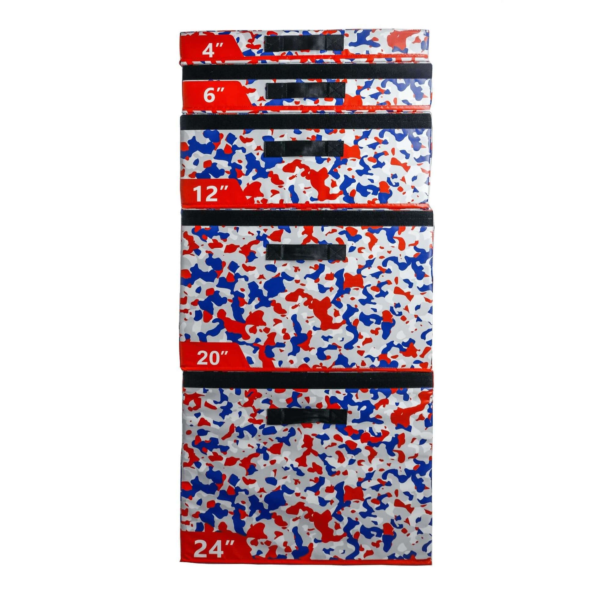 KEFL Soft Foam Plyo Jump Box - Red Camo