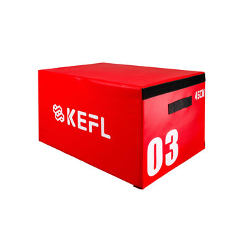 KEFL Soft Foam Stackable Plyometric Coloured Jump Box