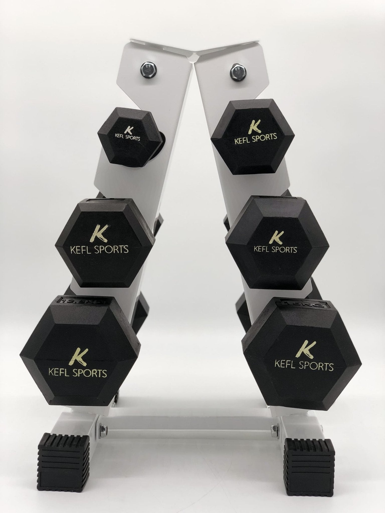 KEFL Sports 3 Pair Vertical Dumbbell Rack - KEFLUK