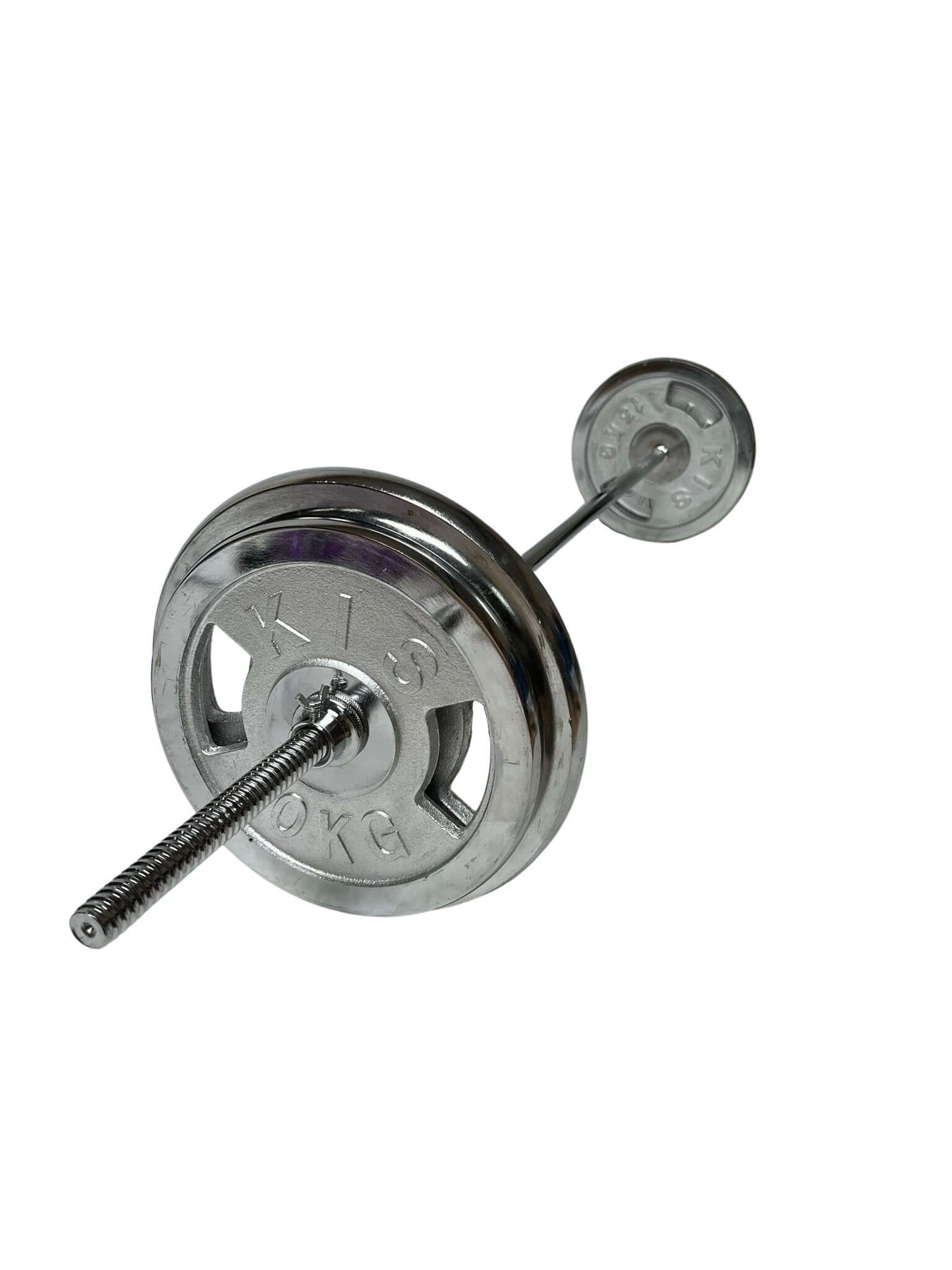 Chrome discount dumbbell plates