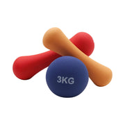 KEFL Sports Curved Vinyl Dumbbells