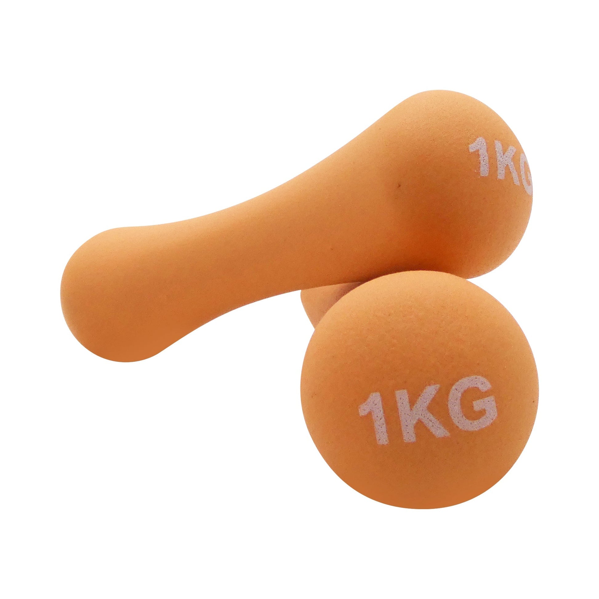 KEFL Sports Curved Vinyl Dumbbells
