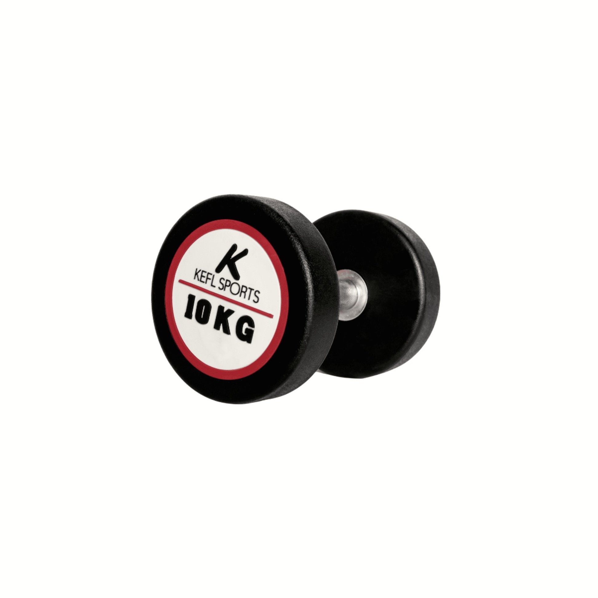 KEFL Sports Pro Rubber Dumbbells - Colour Coded