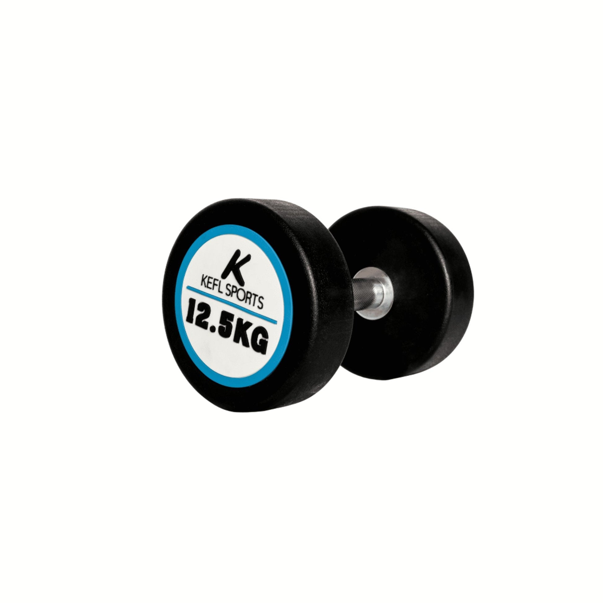 KEFL Sports Pro Rubber Dumbbells - Colour Coded