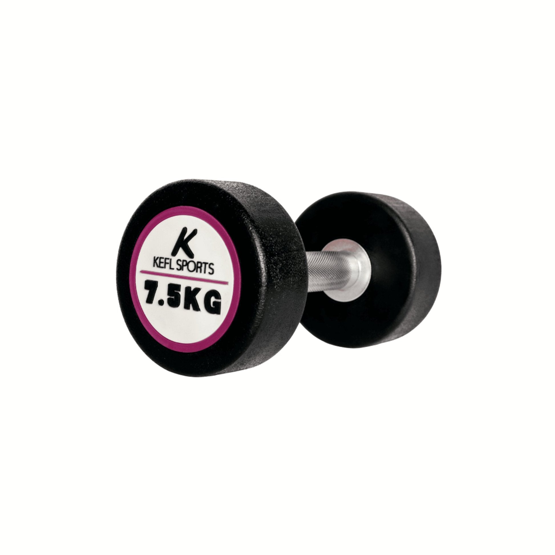 KEFL Sports Pro Rubber Dumbbells - Colour Coded