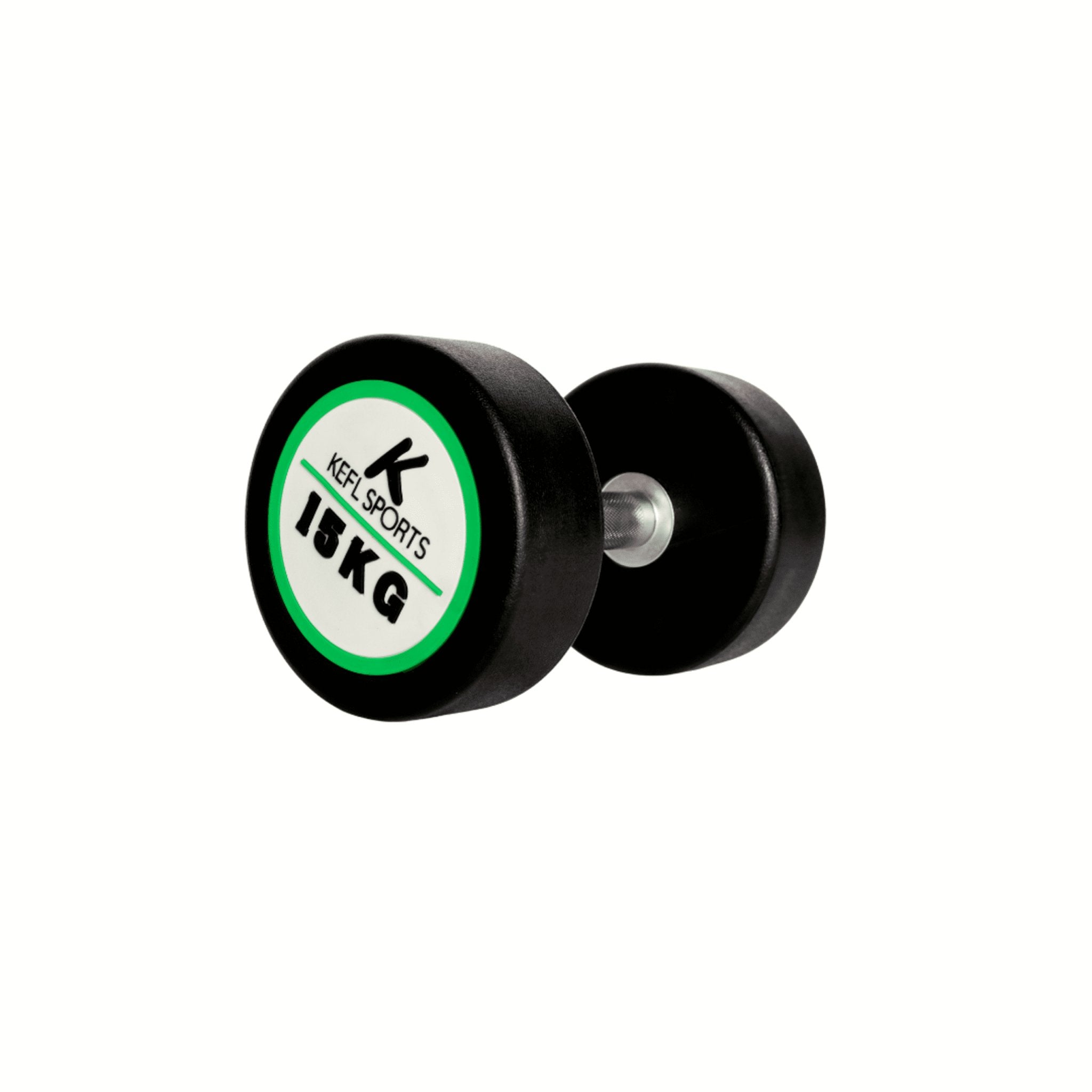 KEFL Sports Pro Rubber Dumbbells - Colour Coded - KEFLUK