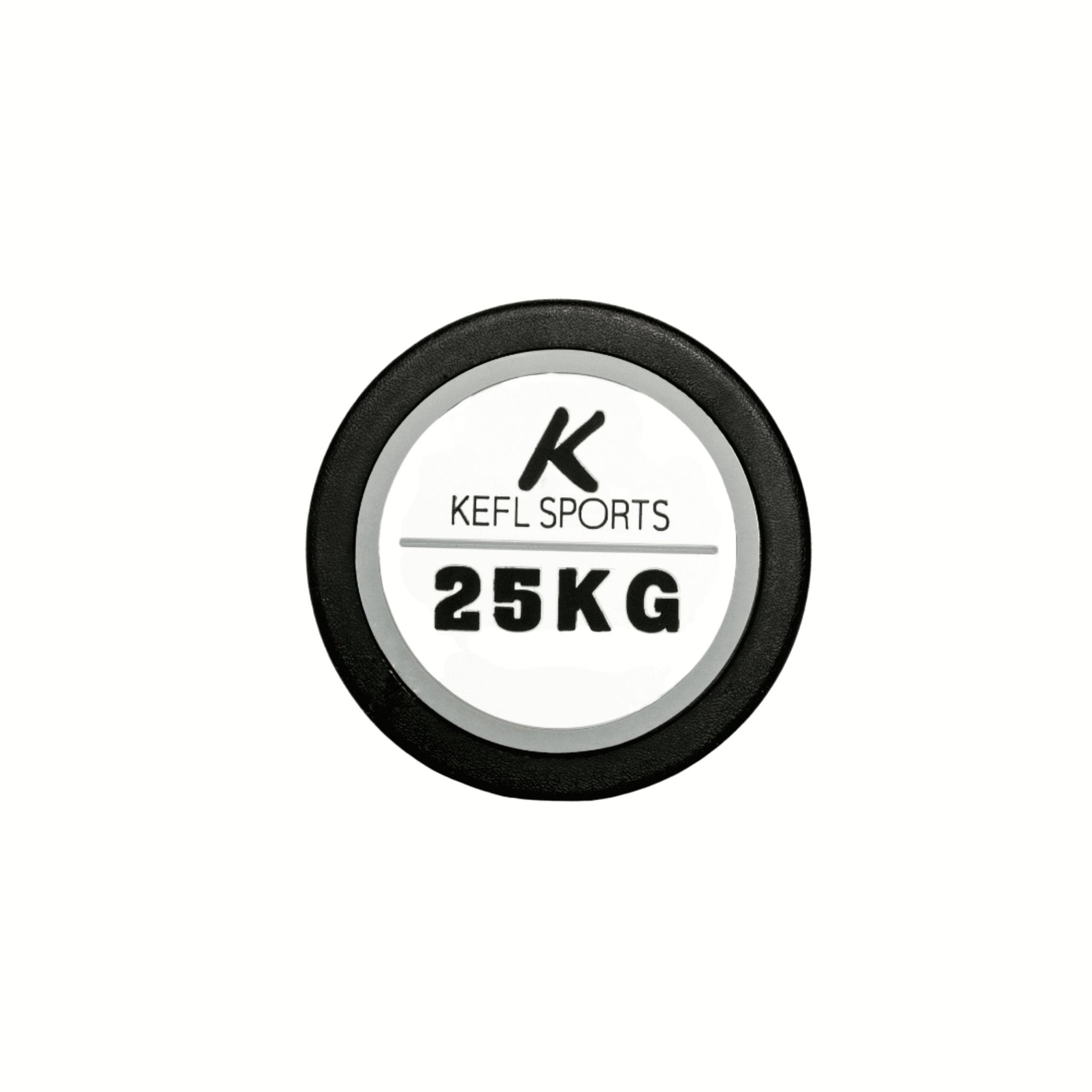 KEFL Sports Pro Rubber Dumbbells - Colour Coded