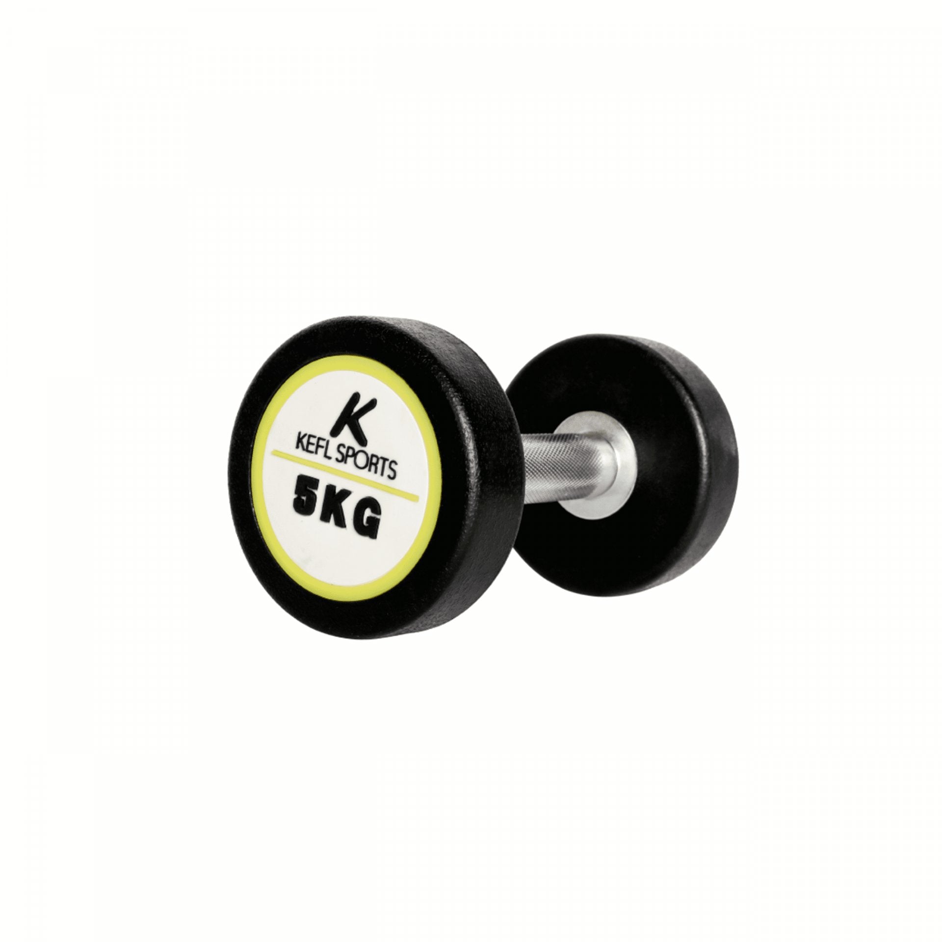 KEFL Sports Pro Rubber Dumbbells - Colour Coded