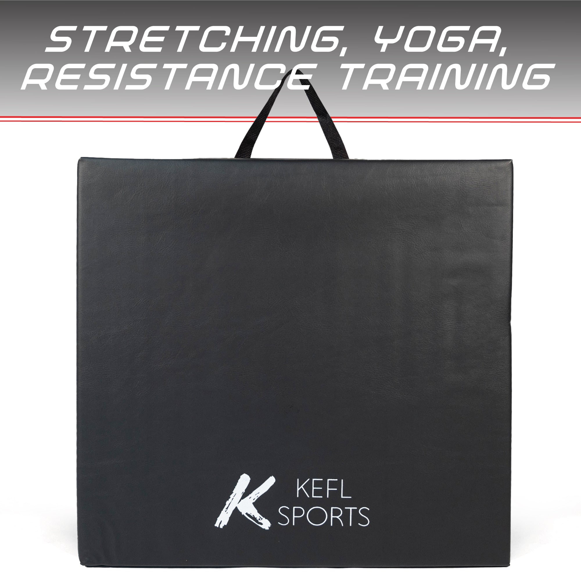 KEFL Foldable Exercise Mat - Black - KEFLUK