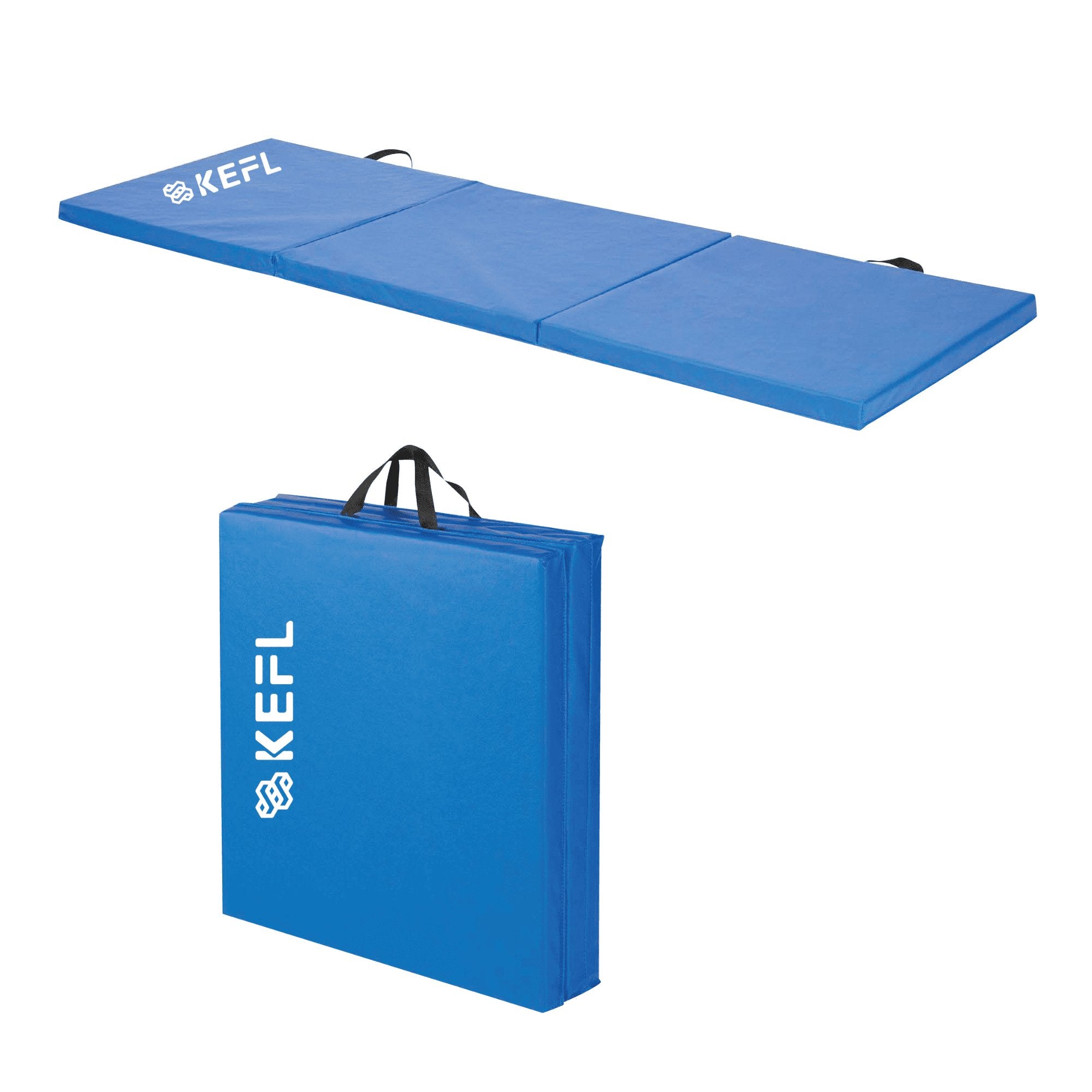 KEFL Foldable Exercise Mat - Black - KEFLUK