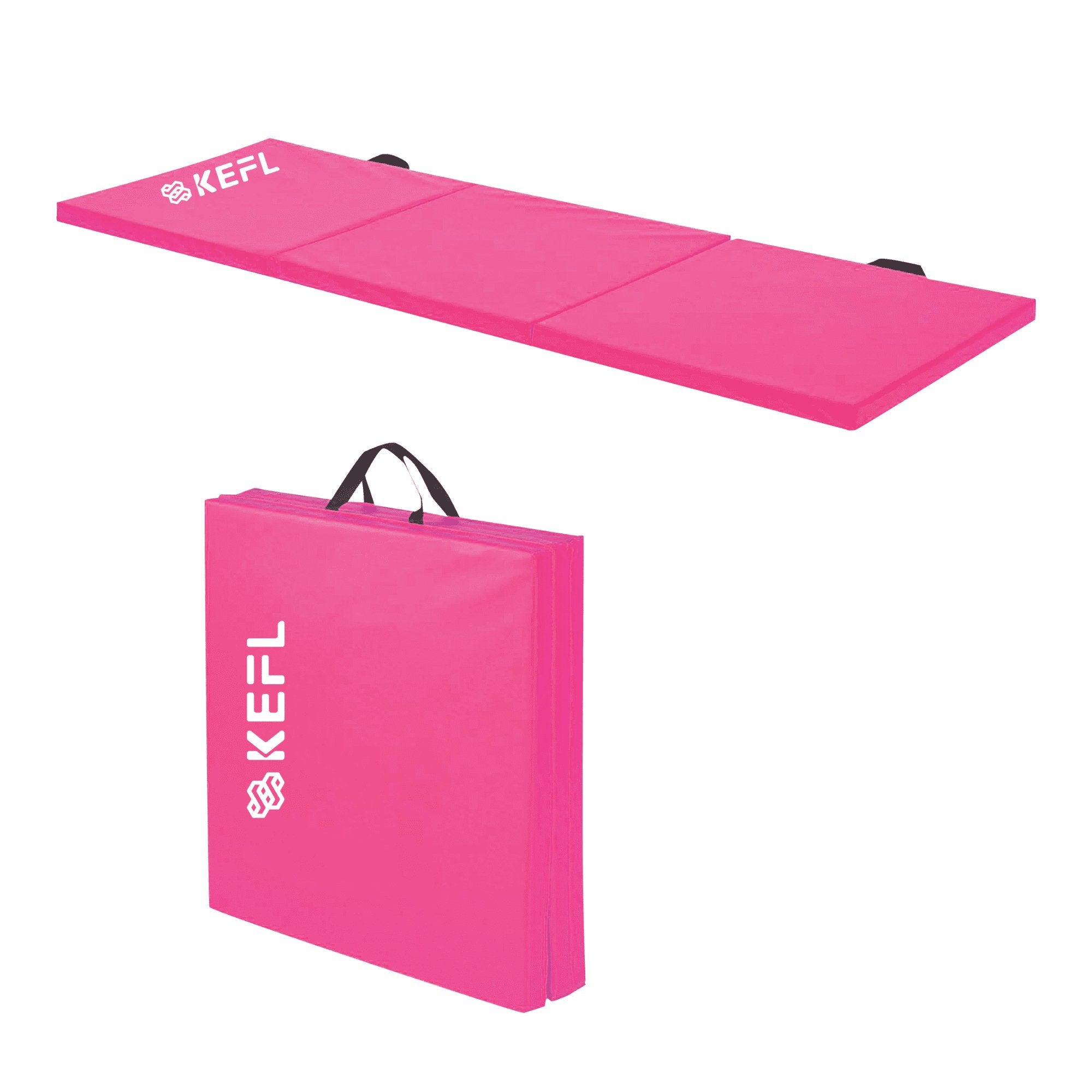 KEFL Foldable Exercise Mat - Black - KEFLUK