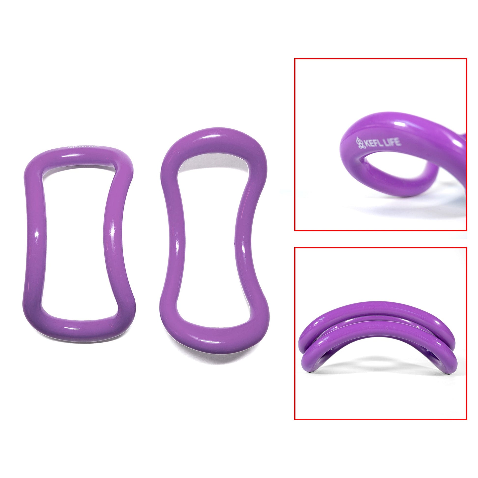 KEFL Yoga Ring 2pcs - set Orange - Purple