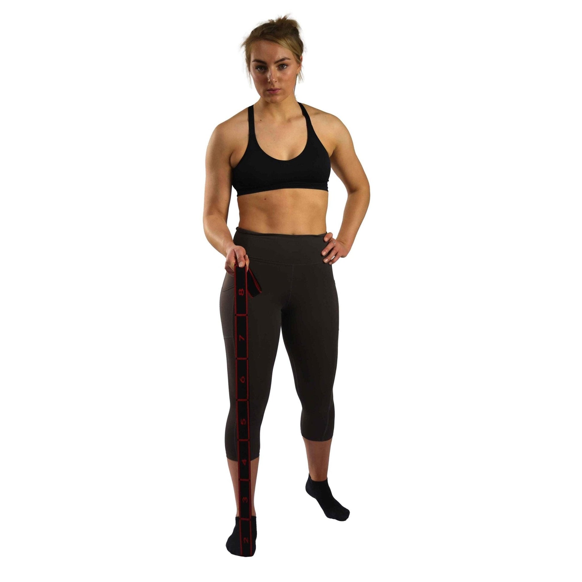 KEFL Yoga Stretch Strap with 8 bows