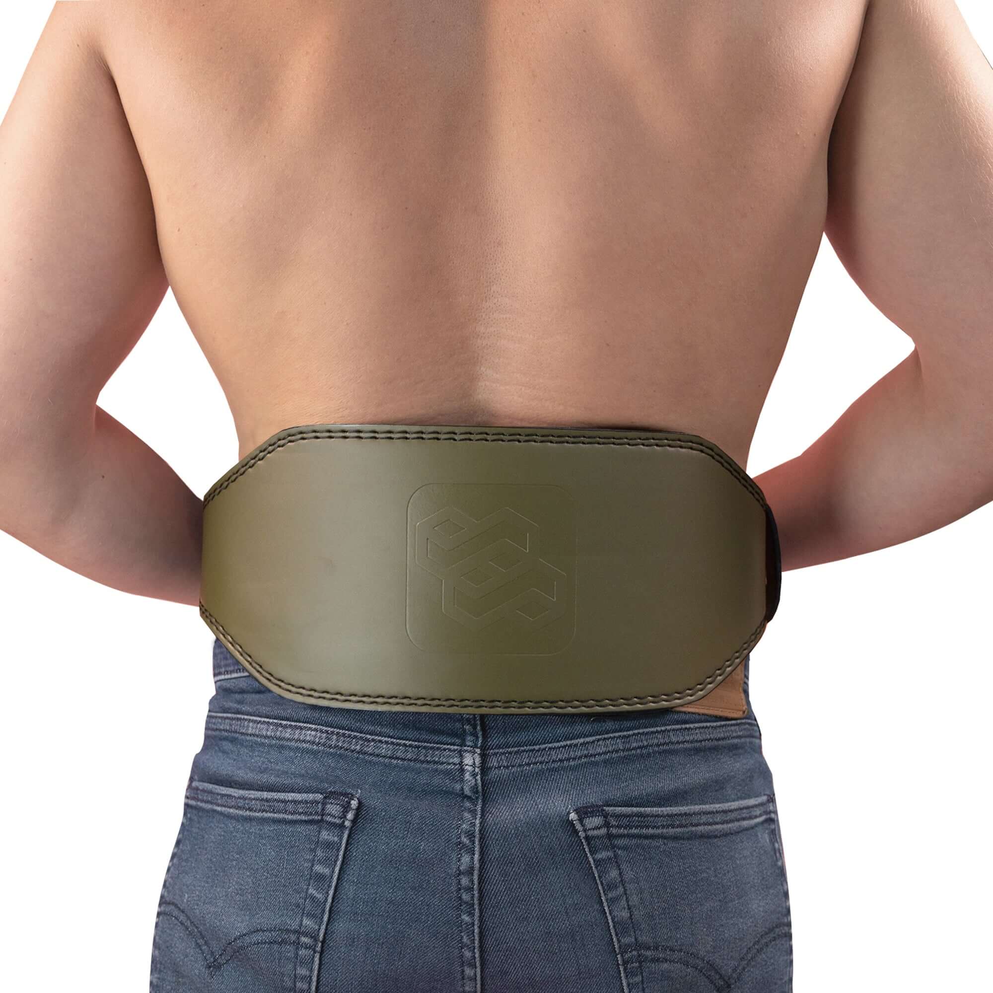 RAD Leather Lifting Belt For Powerlifting & Weight Training - Adjustable Back Support