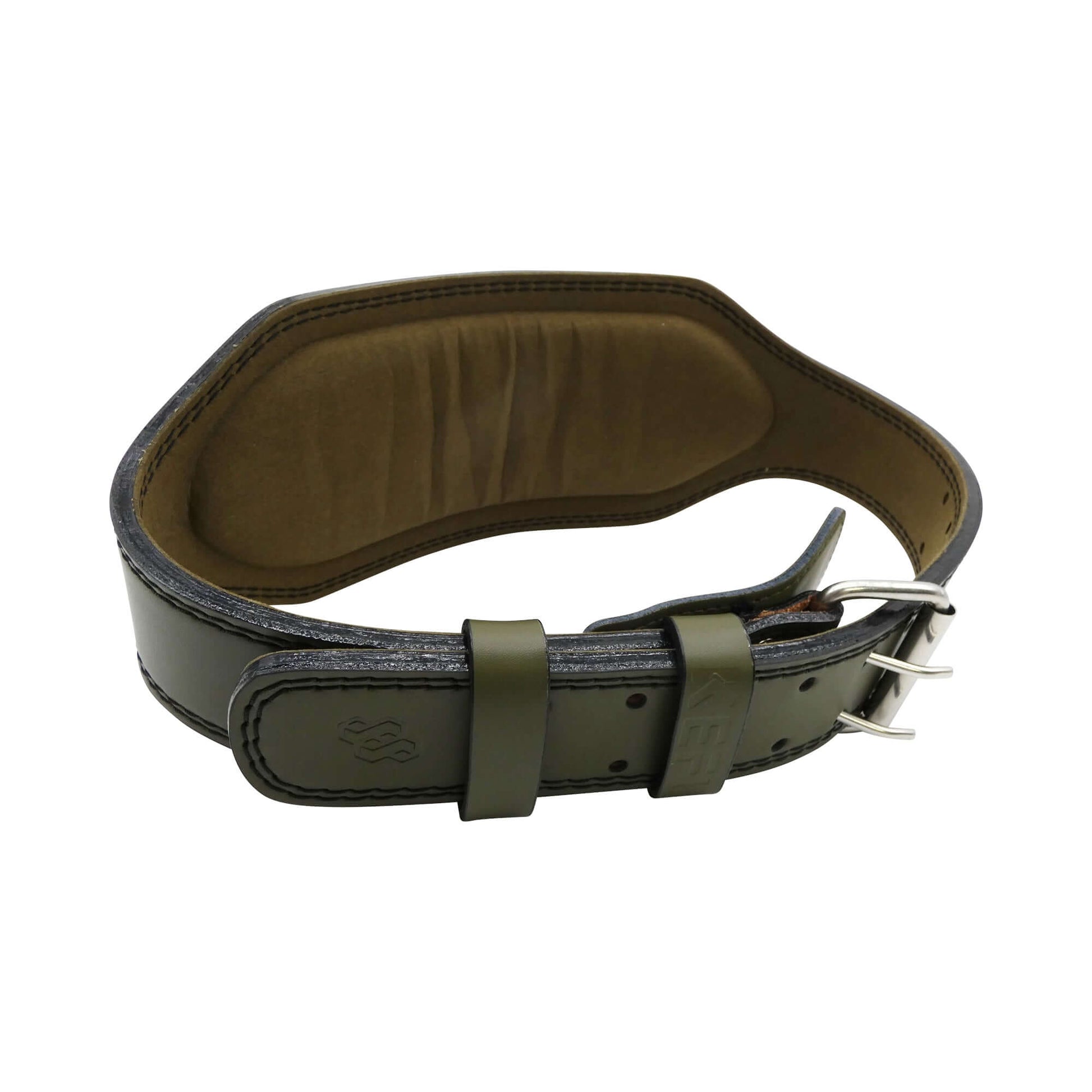 Leather Weight Lifting Gym Support Belt - Powerlifting Training Lumbar Back