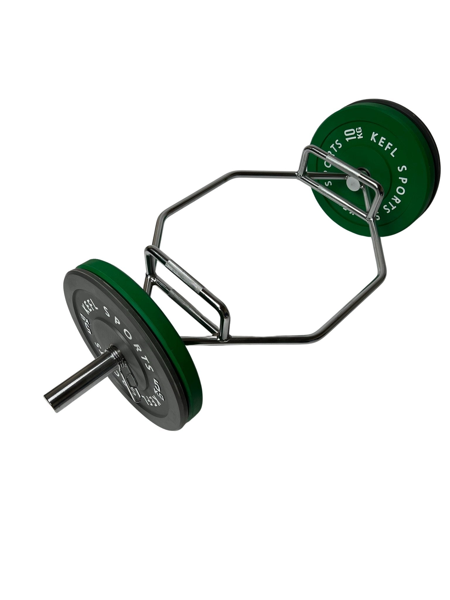 Olympic Hex Barbell & Coloured Bumper Plates Set - KEFLUK