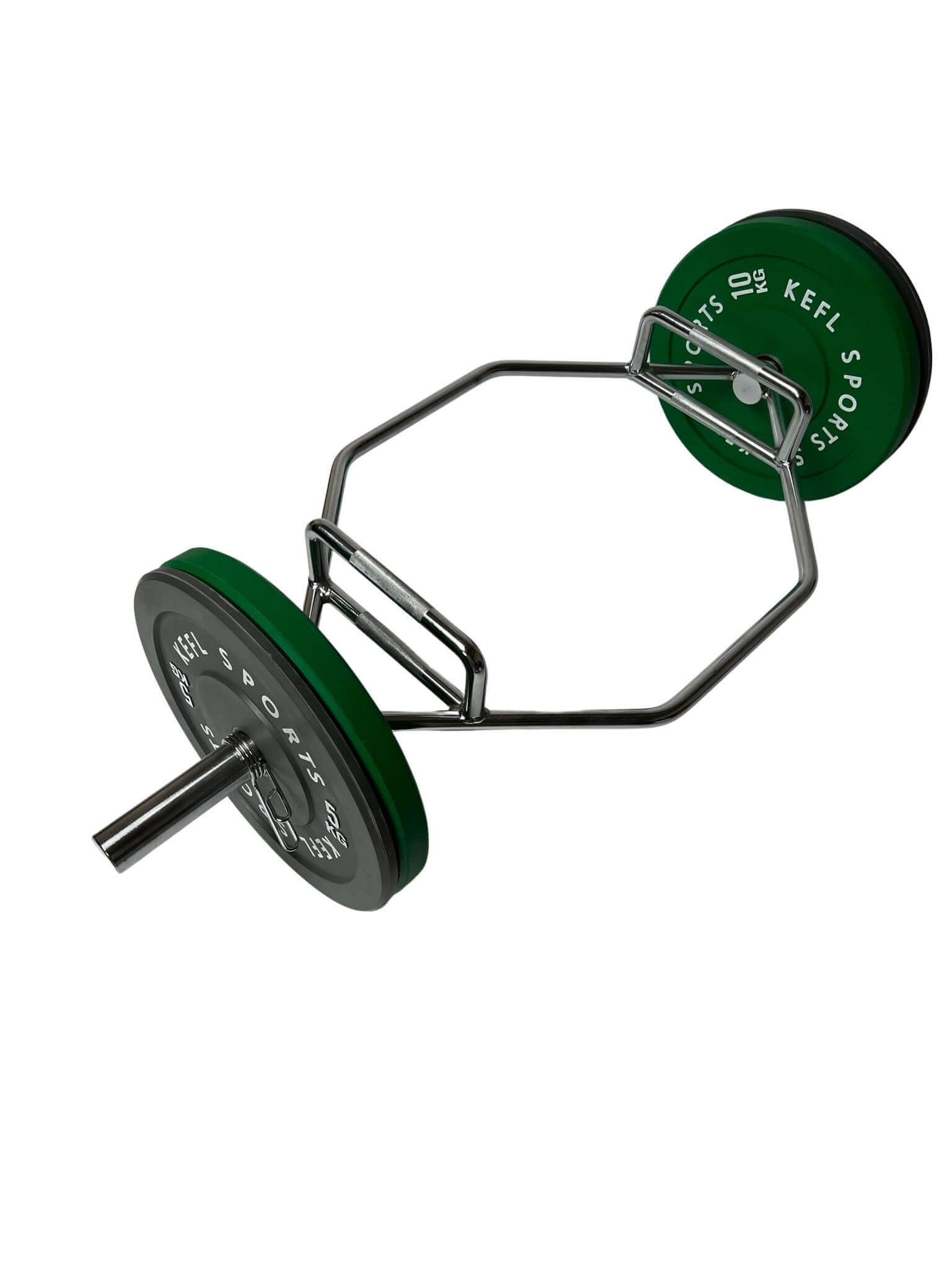 Olympic Hex Barbell & Coloured Bumper Plates Set