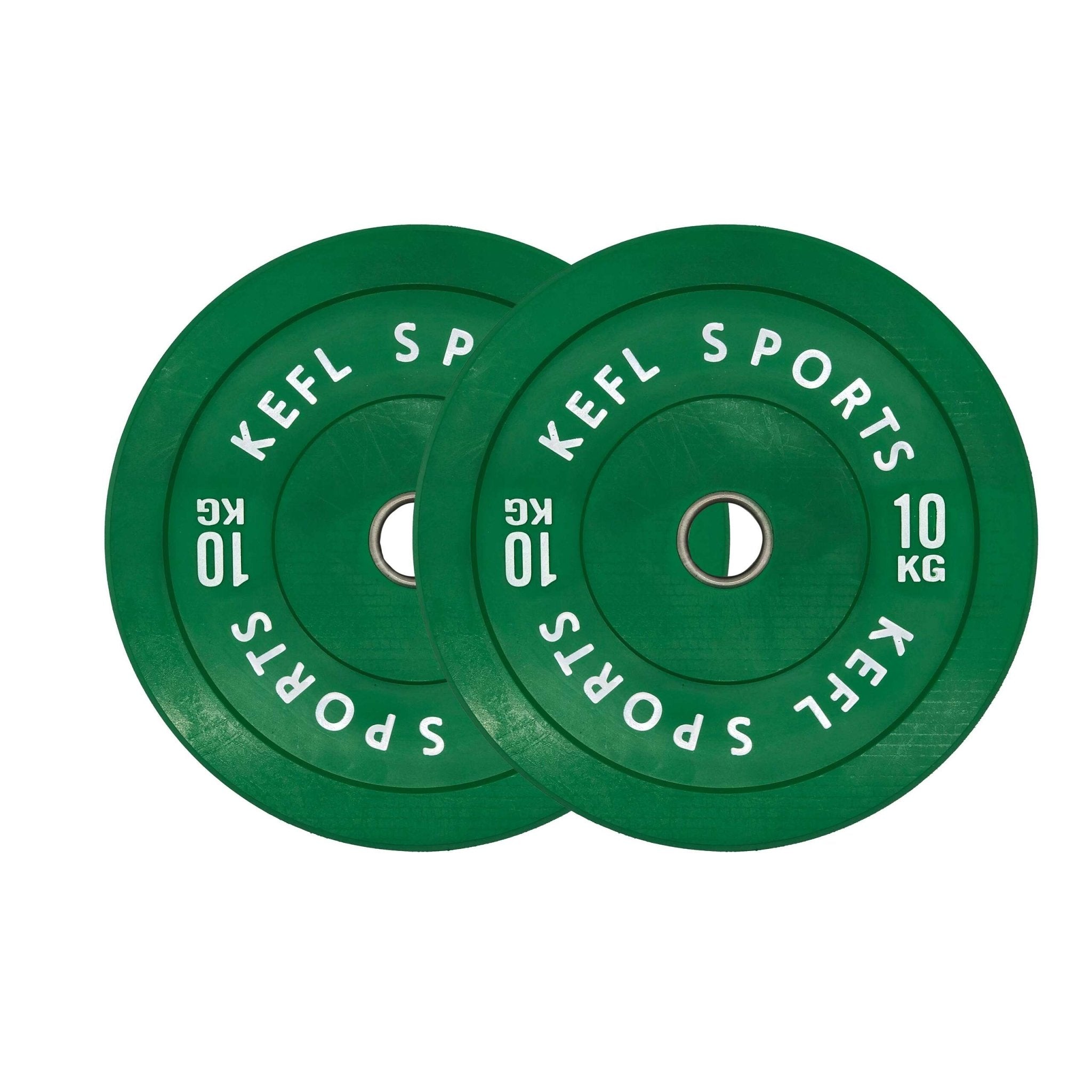 Olympic Hex Barbell & Coloured Bumper Plates Set - KEFLUK