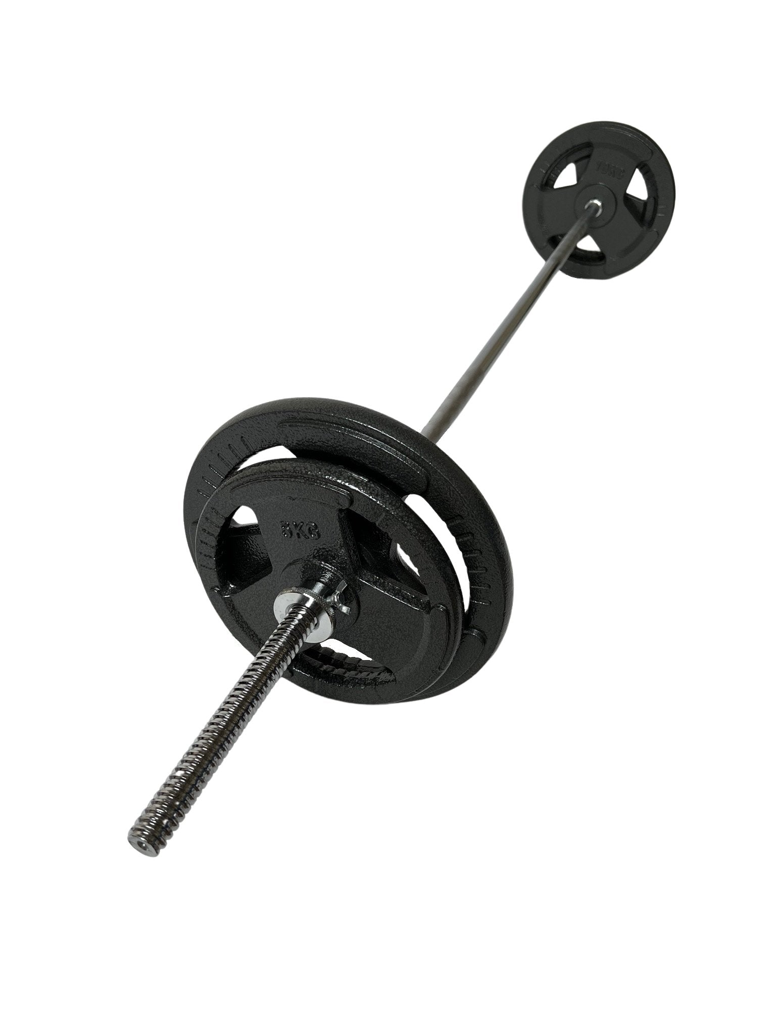 Standard discount spinlock barbell