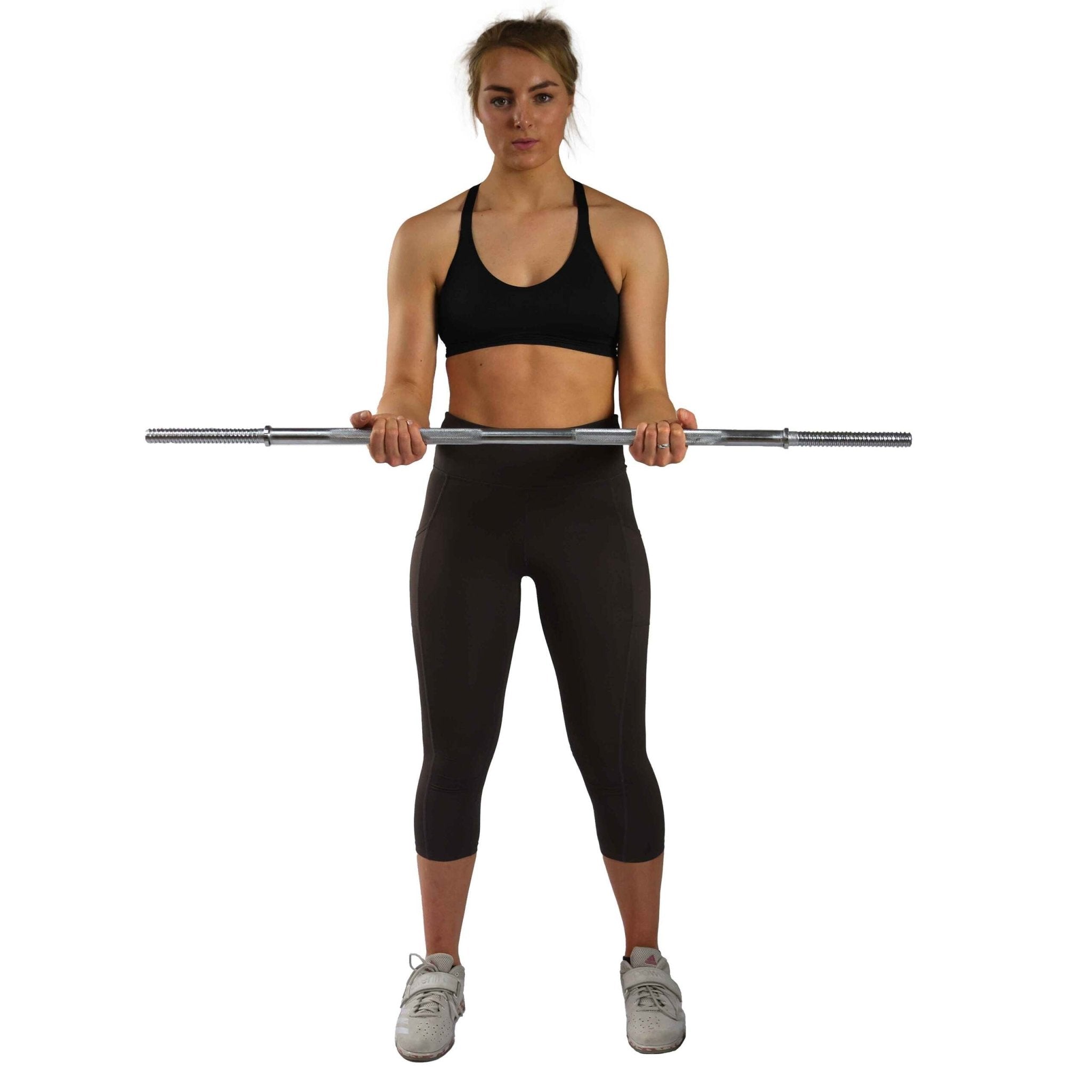 Standard 1" Spinlock Straight Curl Bar, 4ft - 5ft - 6ft