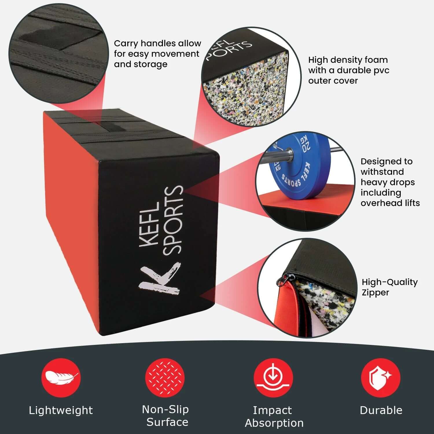 Thick weight lifting Drop pads